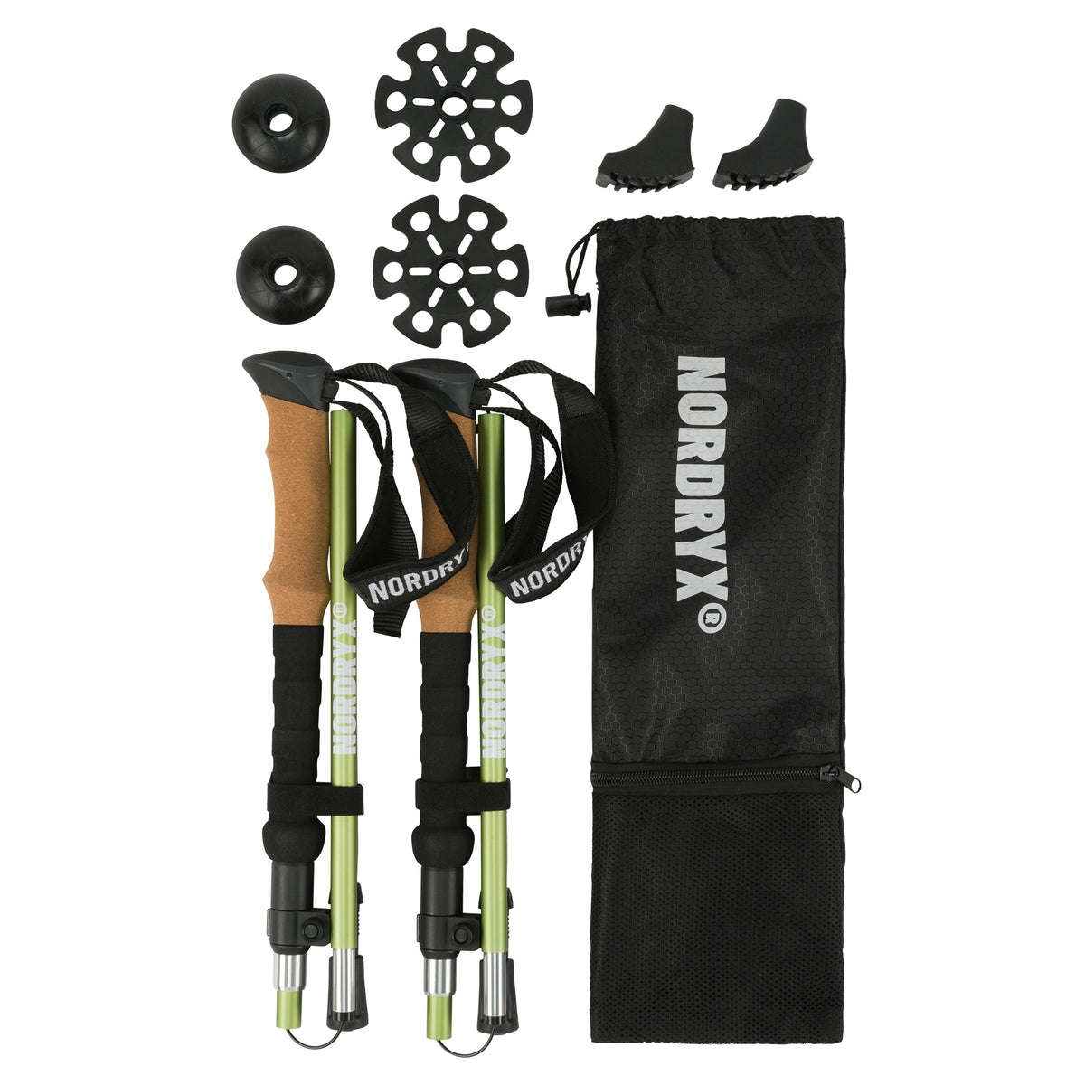 Nordryx Nordic Walking Stokken Mos Groen